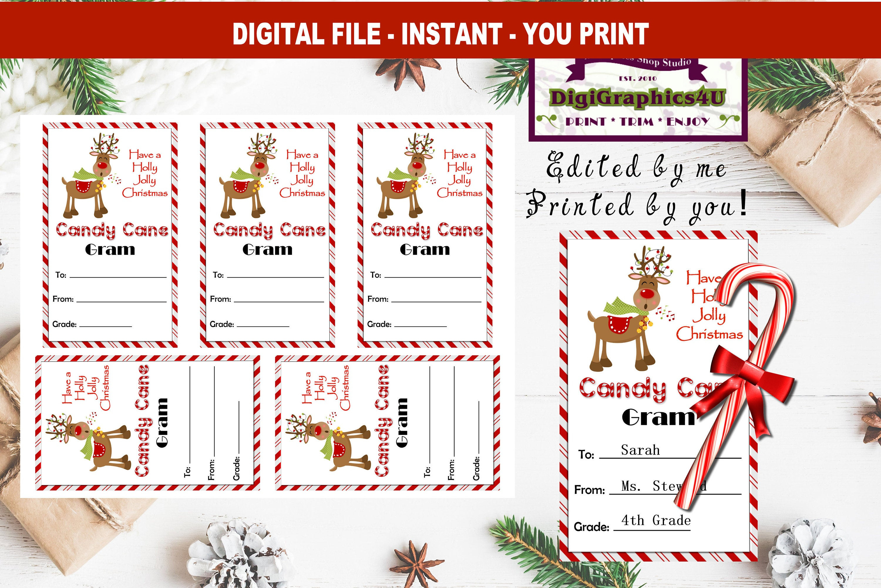 Free Printable Christmas Candy Gram Template Printable Word Searches