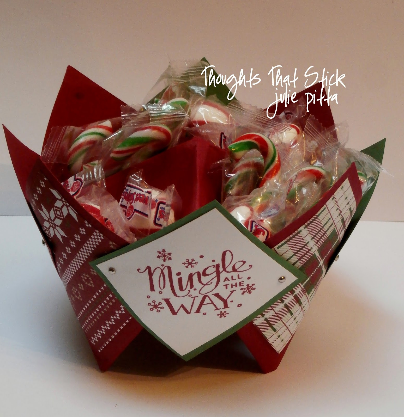 Christmas Candy Holders
 Thoughts that Stick Christmas Candy Holder