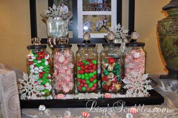 Christmas Candy Jars
 DIY Christmas Candy Jars