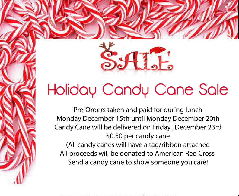 Christmas Candy Sale
 Holiday Candy Cane Sale – Horizon Science Academy McKinley