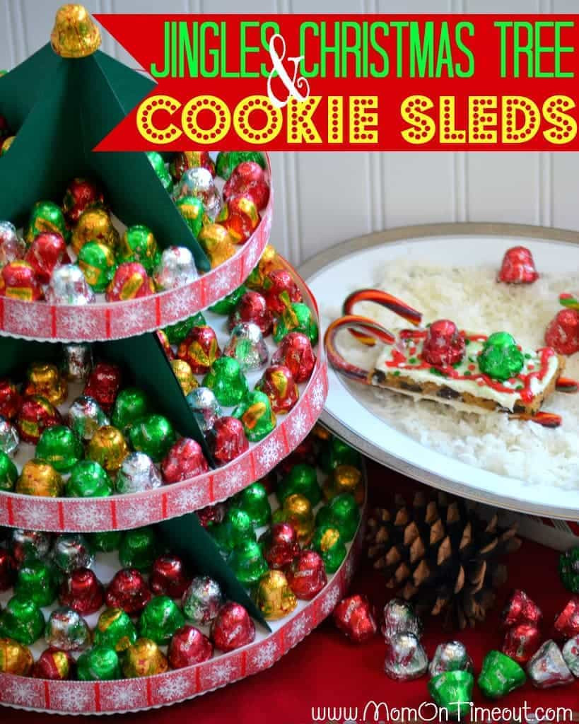 Christmas Candy Sleds
 Jingles Christmas Tree Hostess Gift and Cookie Sleds Mom