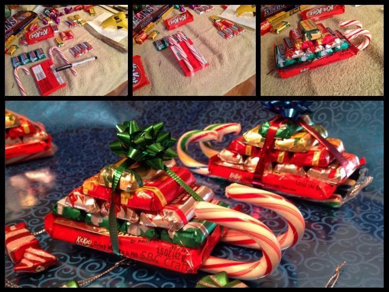 Christmas Candy Sleighs
 Do It Yourself Ideas