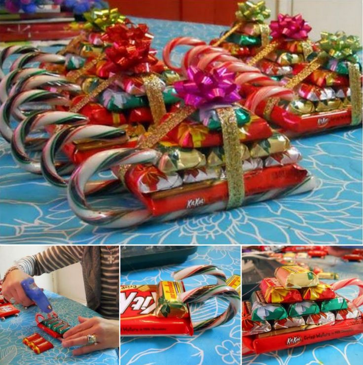 Christmas Candy Sleighs
 Wonderful DIY Cute Teddy Bear Christmas Sleighs