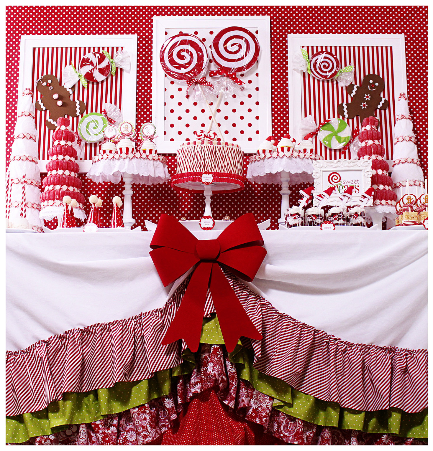 Christmas Candy Table
 Amanda s Parties To Go Candy Christmas Dessert Table