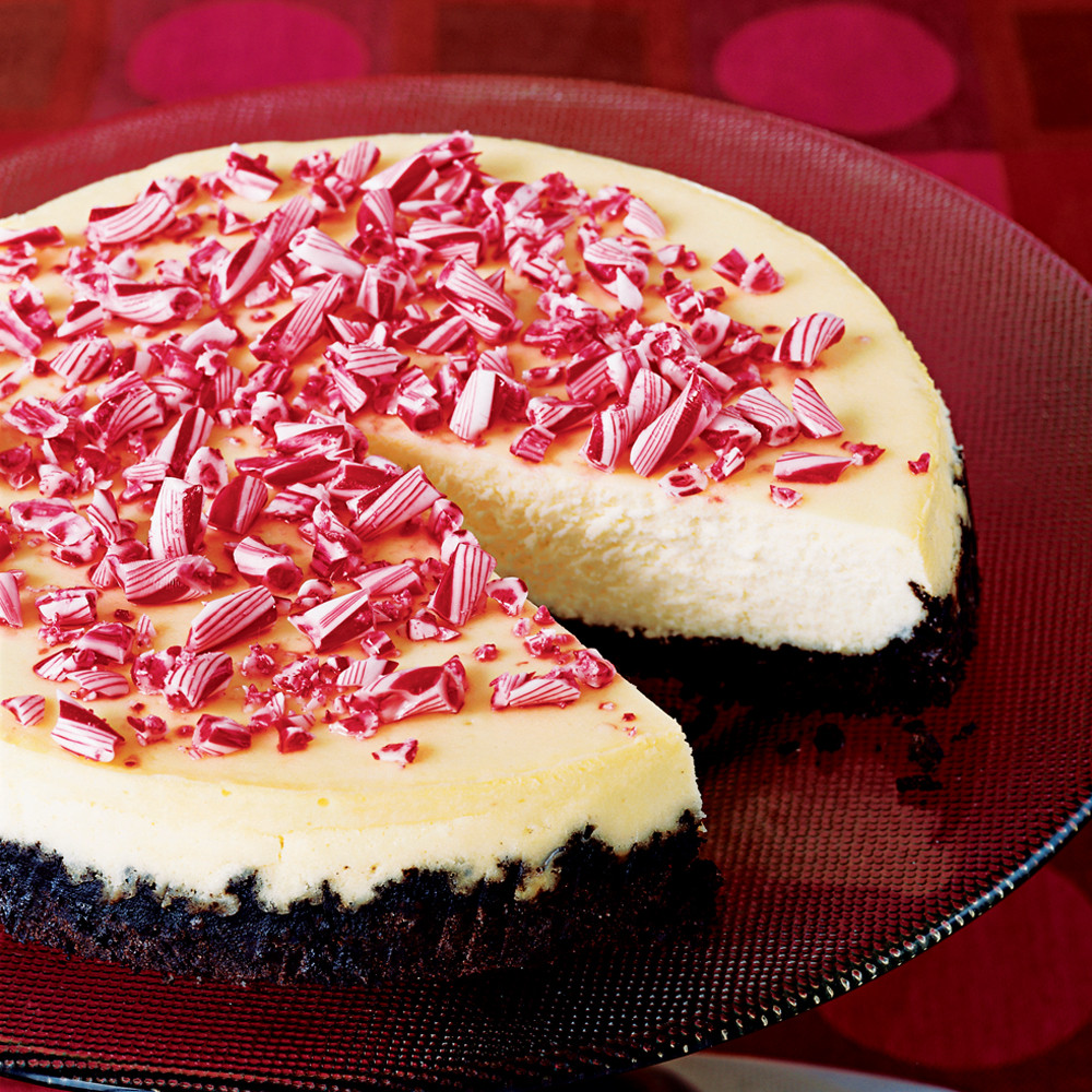 Christmas Cheesecake Recipe
 Crushed Peppermint Cheesecake Recipe