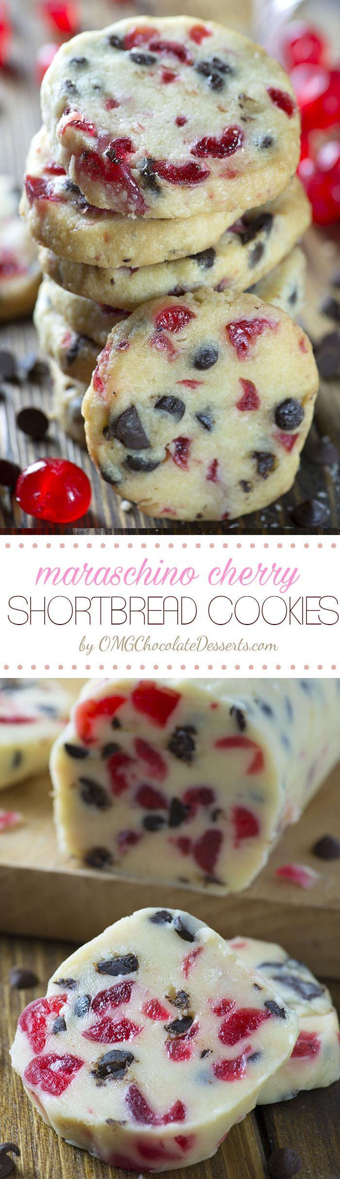 Christmas Cherries Cookies
 Christmas Maraschino Cherry Shortbread Cookies