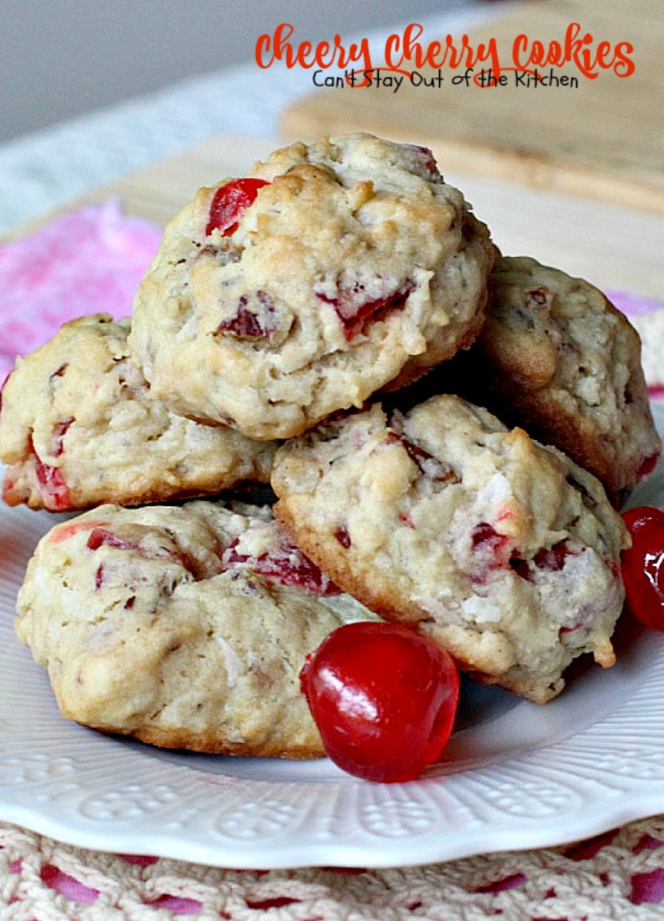 Christmas Cherries Cookies
 Cheery Cherry Cookies Can t Stay Out of the Kitchen