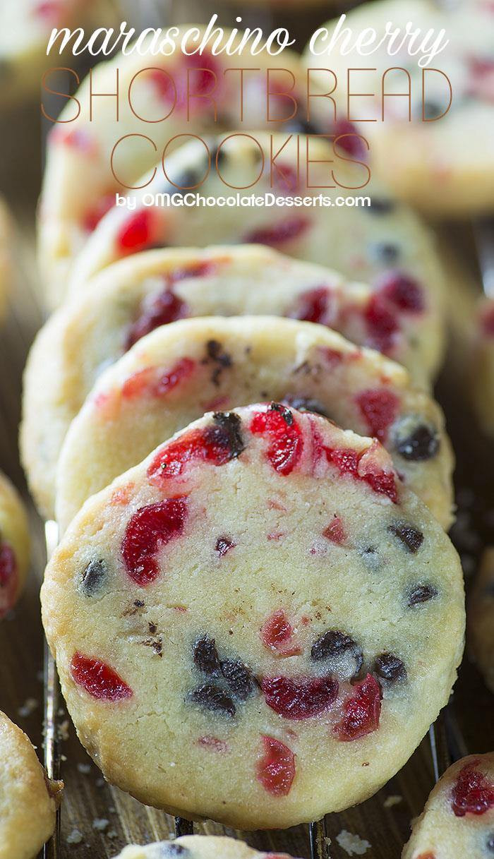 Christmas Cherries Cookies
 Christmas Maraschino Cherry Shortbread Cookies