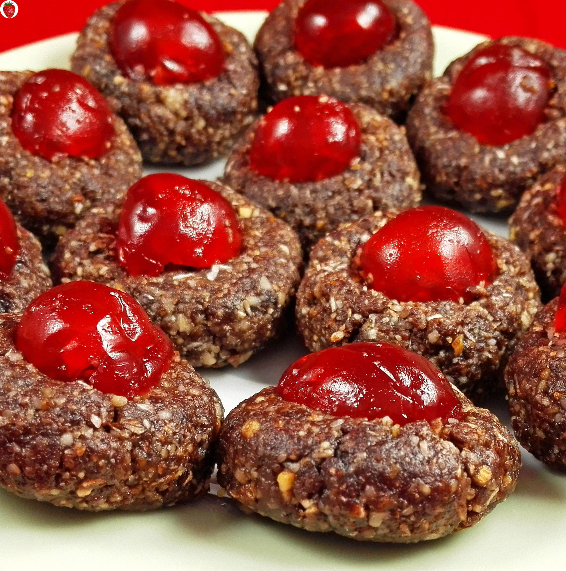 Christmas Cherries Cookies
 Raw Christmas Cherry Cookies My Healthy Dessert