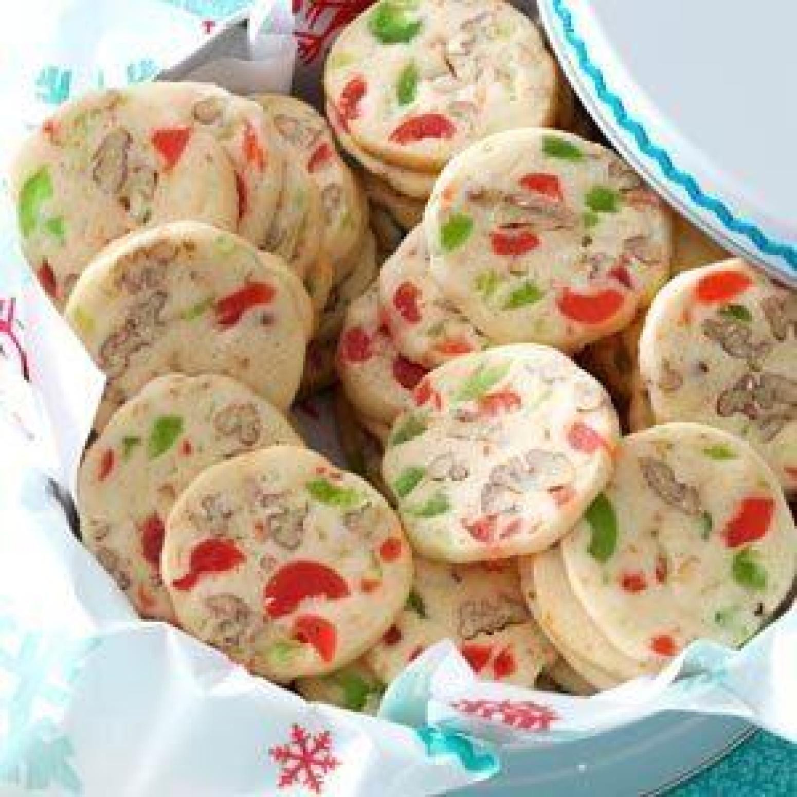 Christmas Cherry Cookies
 Cherry Christmas Slices Recipe