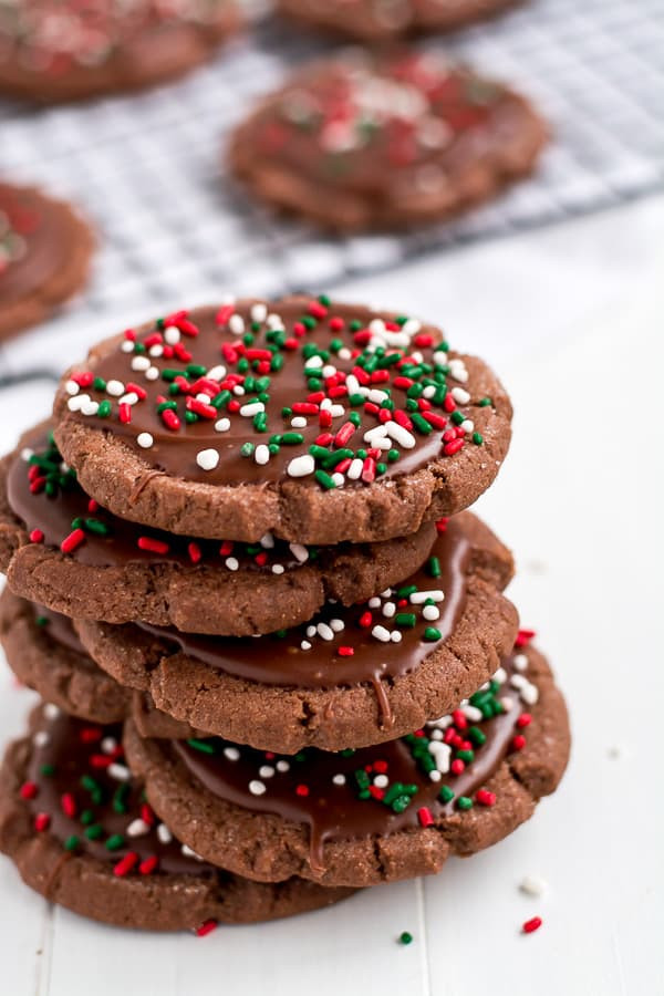 Christmas Chocolate Cookies
 Chocolate Frosted Christmas Cookies ⋆ Real Housemoms
