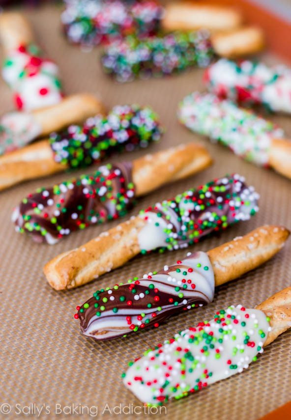 Christmas Chocolate Covered Pretzels
 My Classic Chocolate Covered Pretzels Sallys Baking