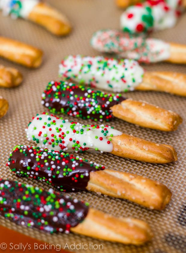 Christmas Chocolate Covered Pretzels
 My Classic Chocolate Covered Pretzels Sallys Baking