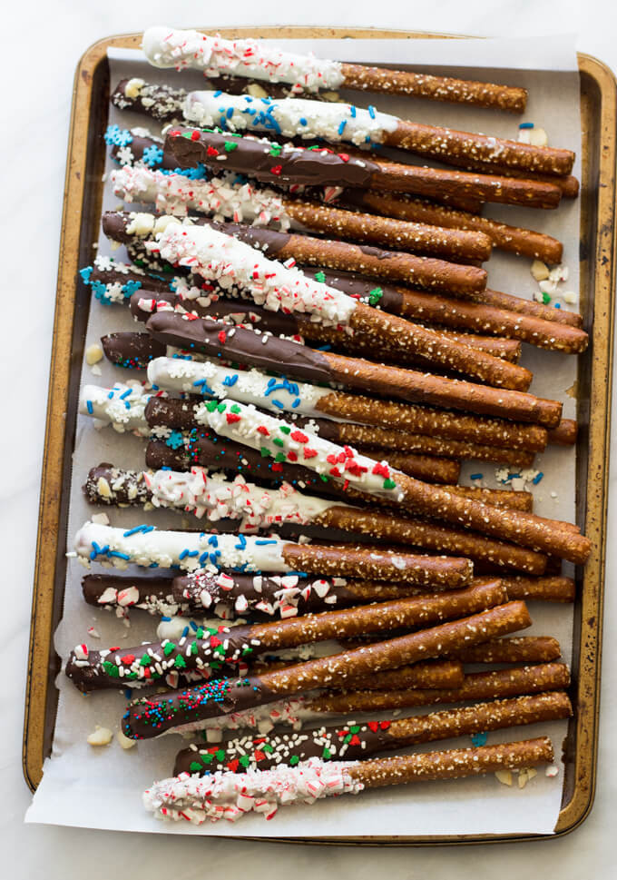 Christmas Chocolate Pretzels
 Christmas Chocolate Covered Pretzels Little Broken