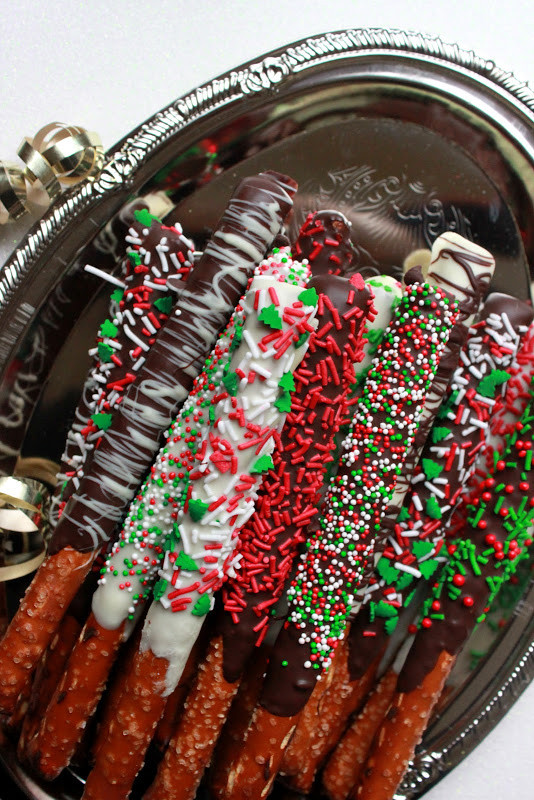 Christmas Chocolate Pretzels
 Annie s City Kitchen Chocolate Covered Pretzels