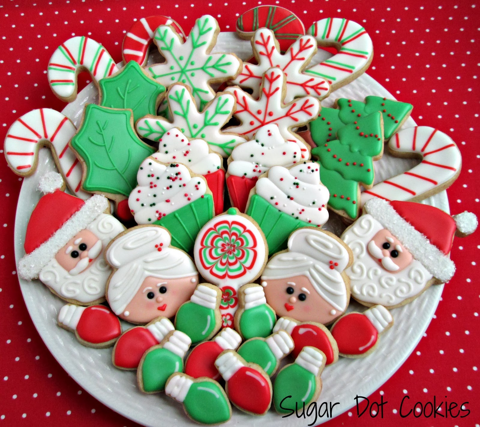 Christmas Cookies And Candy
 And onto personalized snowmen and some mini snowflakes