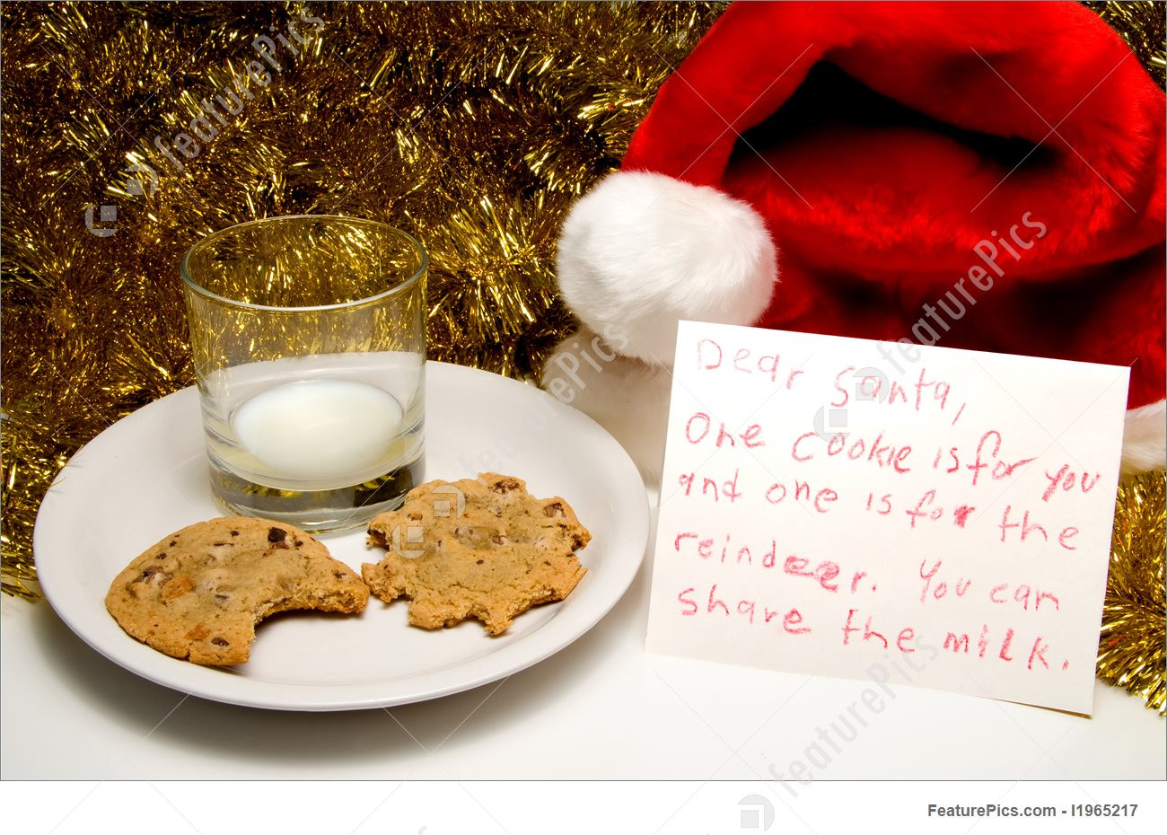 Christmas Cookies And Milk
 Picture Christmas Cookies And Milk