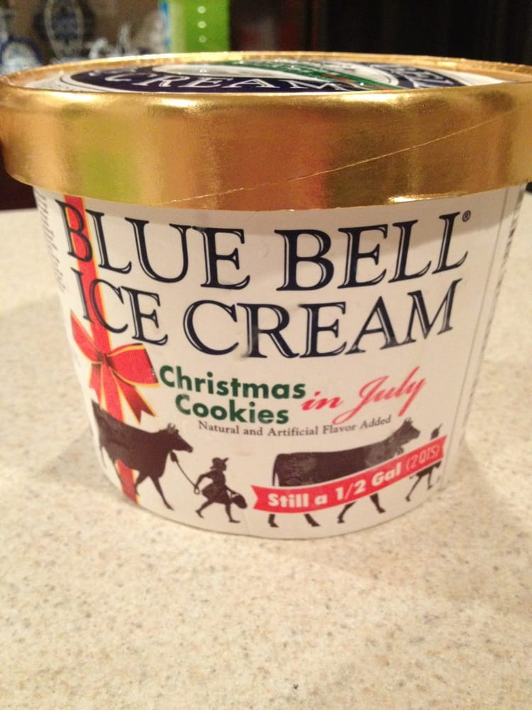 Christmas Cookies Blue Bell
 Blue Bell brought back Christmas Cookies July When