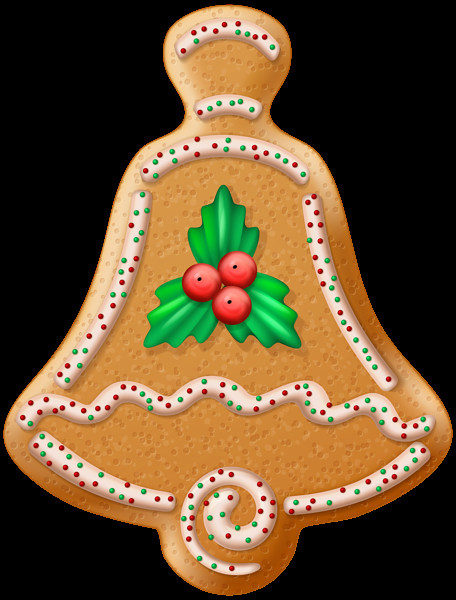 Christmas Cookies Clipart
 Christmas Cookie Bell Transparent PNG Clip Art Image