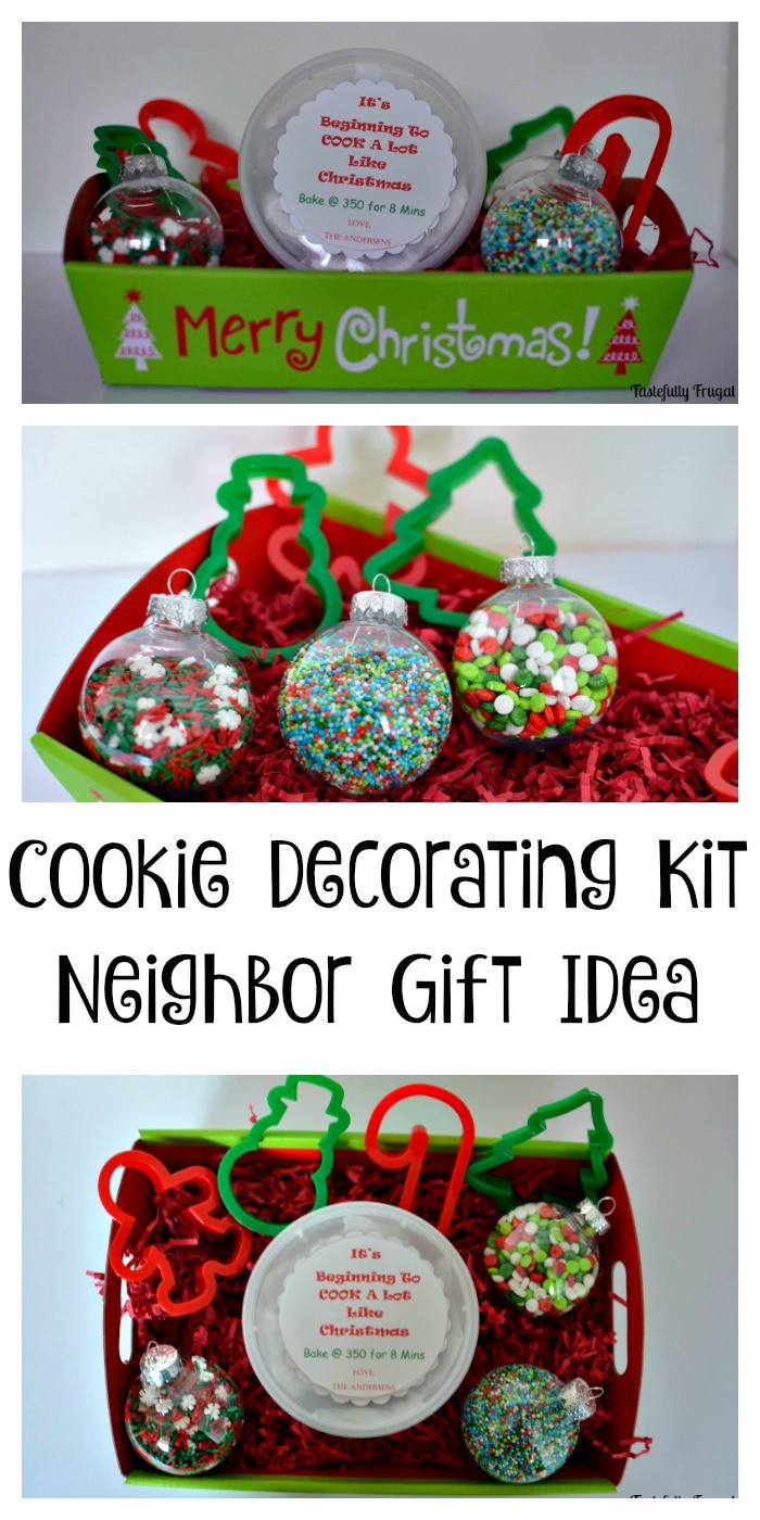 Christmas Cookies Decorating Kits
 Cookie Decorating Kit Neighbor Gift Tastefully Frugal