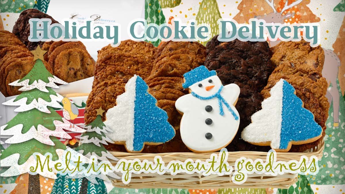 Christmas Cookies Delivered
 Holiday Christmas Baskets