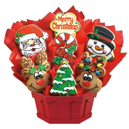 Christmas Cookies Delivered
 Christmas Sugar Cookies Christmas Bouquets