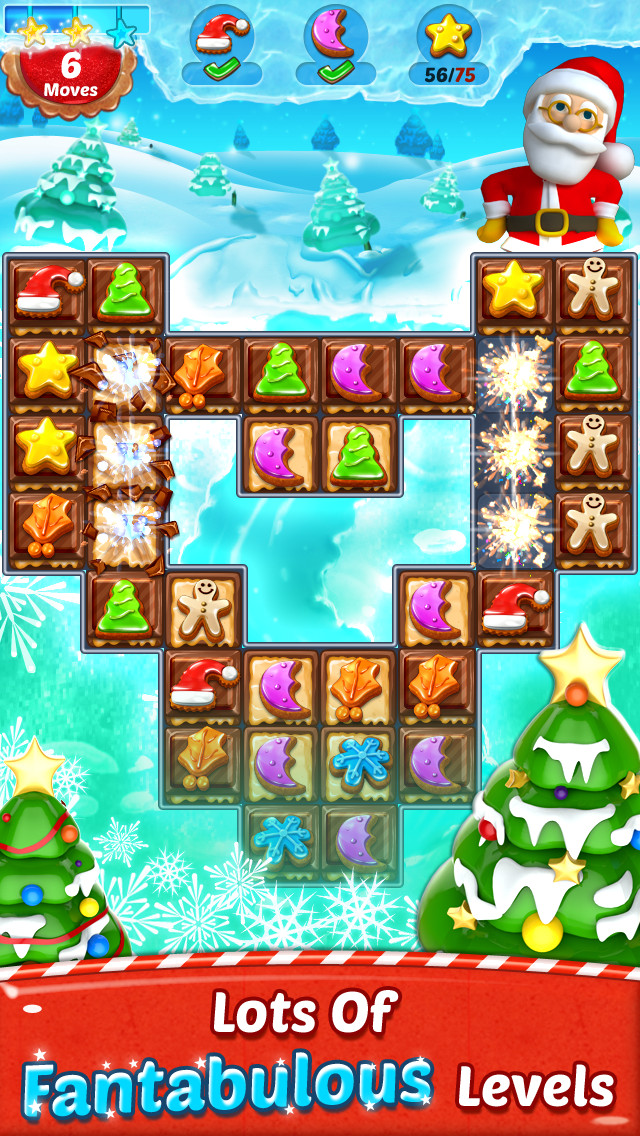 Christmas Cookies Games
 Christmas Cookie Match 3 Game App for All New All Game App