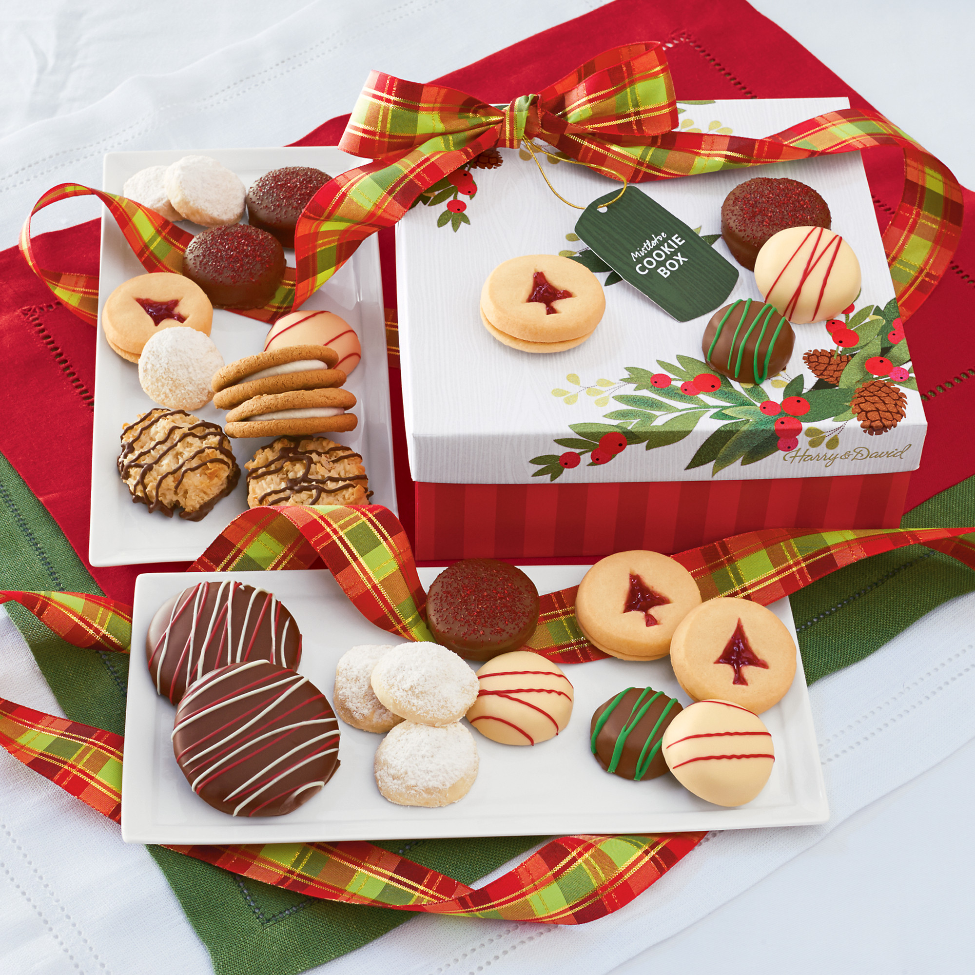 Christmas Cookies Gifts
 Mistletoe Christmas Cookie Gift