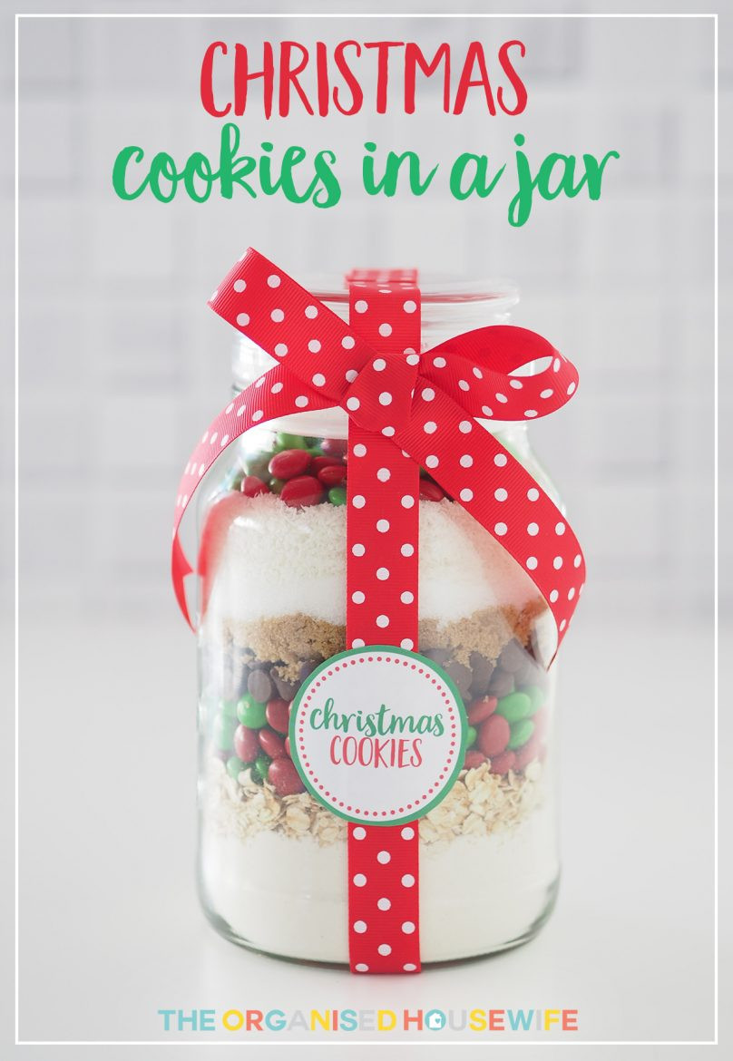 Christmas Cookies Gifts
 Gift Idea Christmas Cookie Mix in a Jar The Organised