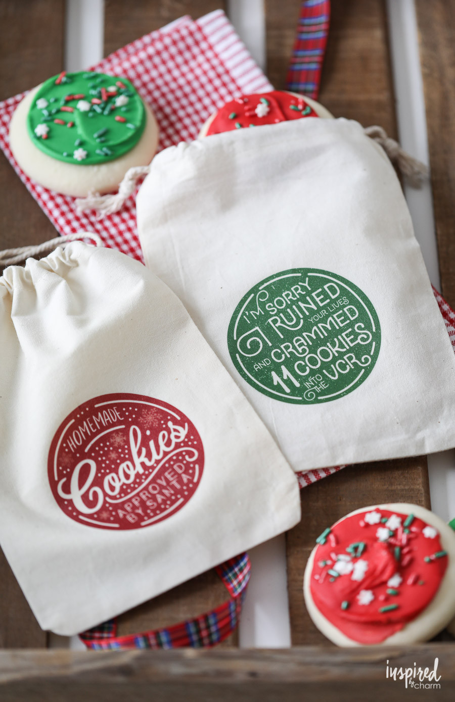 Christmas Cookies In A Bag
 DIY Christmas Cookie Bags with Printable Download