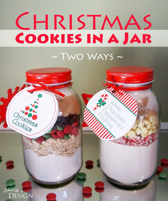 Christmas Cookies In A Jar
 Christmas Cookies in a Jar DIY Gift Free Printables