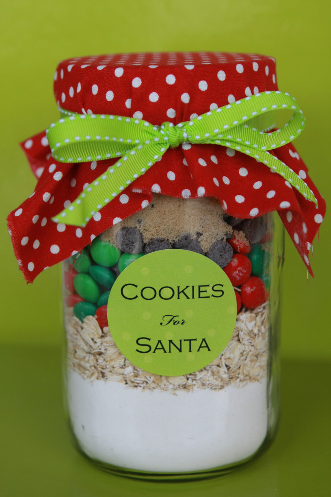 Christmas Cookies In A Jar
 Cookies in a Jar for Santa