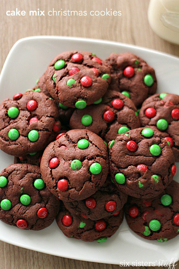 Christmas Cookies Mix
 Cake Mix Christmas Cookies – Six Sisters Stuff