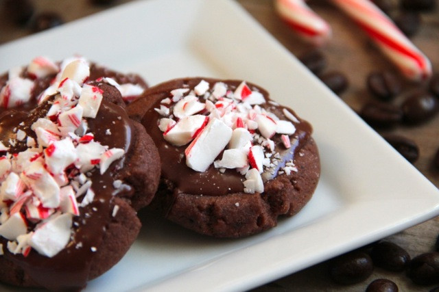 Christmas Cookies Recipes From Scratch
 Peppermint Mocha Shortbread Cookies