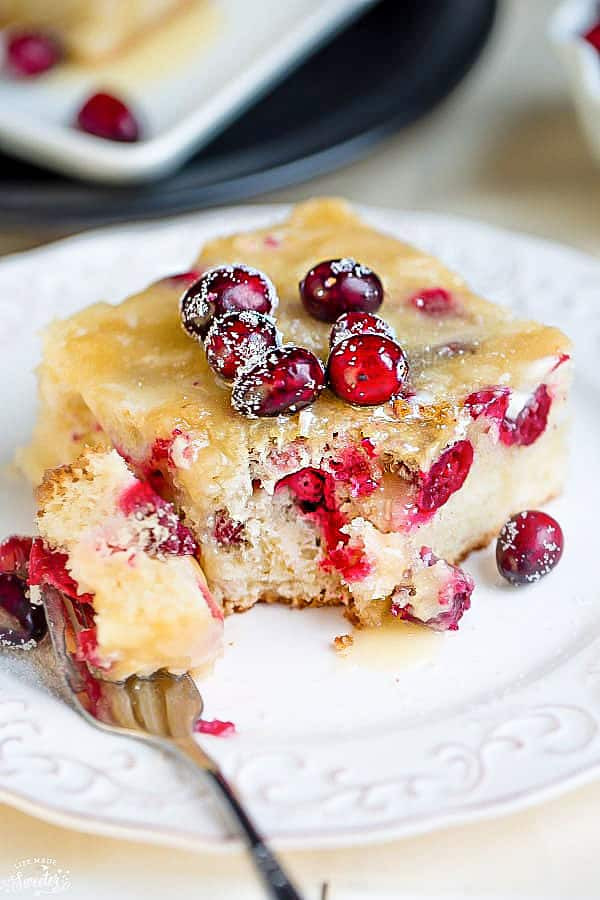 Christmas Cranberry Cake Recipe
 Cranberry Christmas Cake with Butter Sauce Best easy dessert