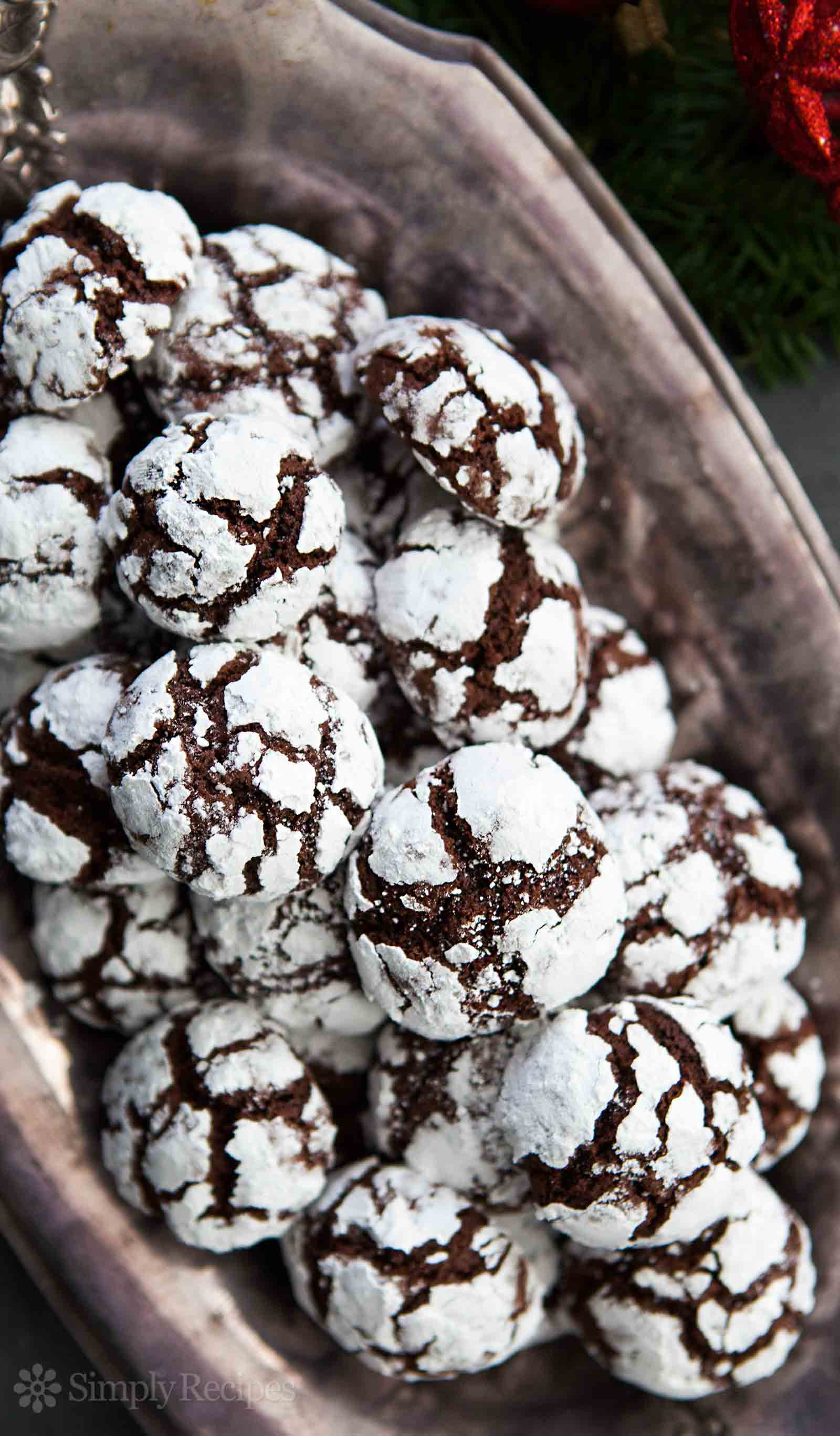 Christmas Crinkle Cookies
 Chocolate Crinkles Recipe