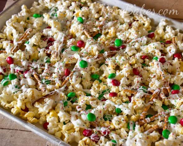 Christmas Crunch Candy Recipe
 Christmas Crunch Popcorn Snack Mix Rose Bakes