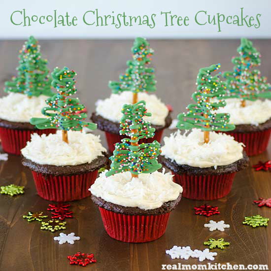 Christmas Cupcakes Images
 Chocolate Christmas Tree Cupcakes and 13 Other Cupcake