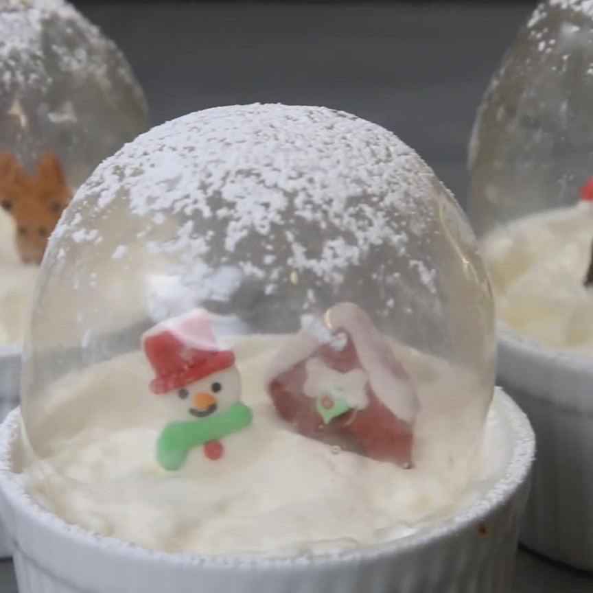 Christmas Desserts 2019
 Edible Snowglobes WINTER FUN in 2019