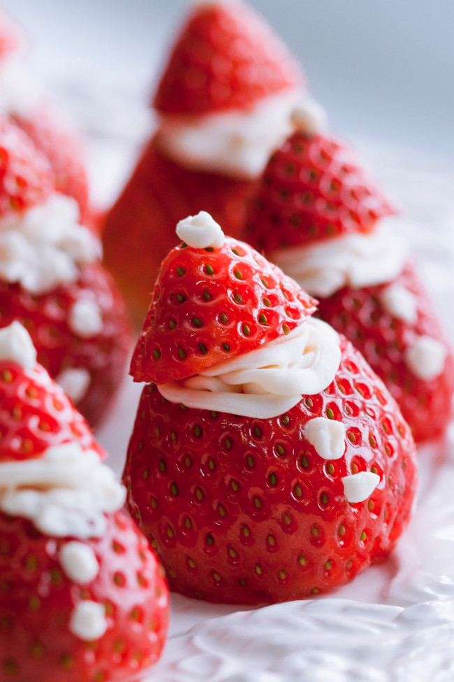 Christmas Desserts For Kids
 Make Strawberry Santas as a Healthy Christmas Snack