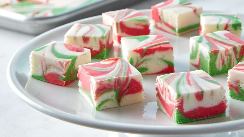 Christmas Desserts Recipes
 3 Ingre nt Christmas Swirl Fudge Recipe BettyCrocker