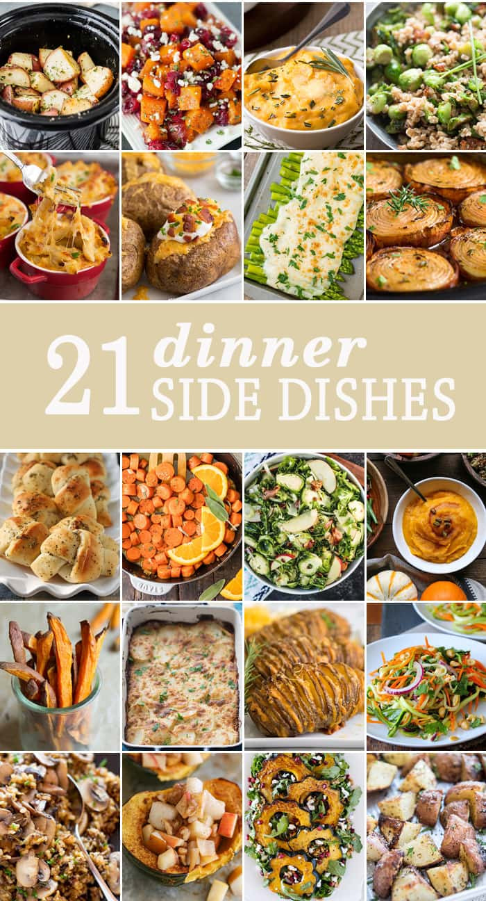 Christmas Dinner Side Dishes
 21 Dinner Side Dishes The Cookie Rookie