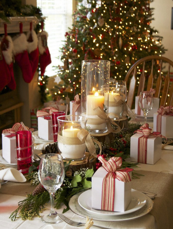 Christmas Dinner Table Decorations
 Decorating ideas for your Christmas table Love Happens Blog