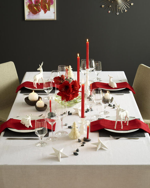 Christmas Dinner Table
 Ideas to decorate your Christmas dinner table