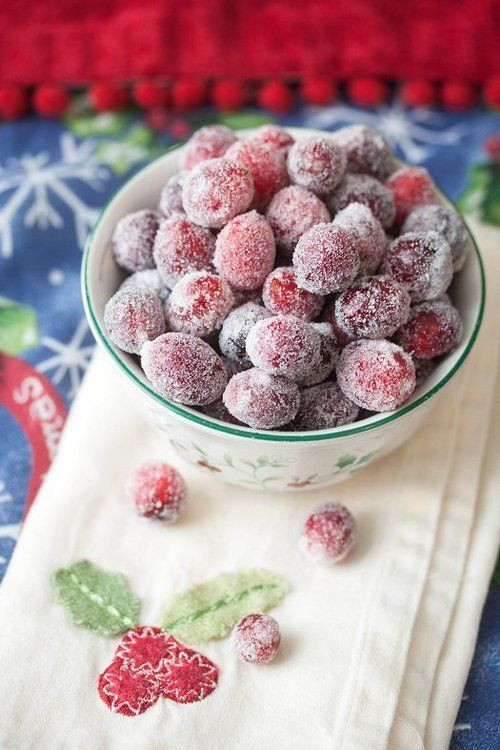Christmas Finger Desserts
 Sugared Cranberries The perfect finger food a gorgeous