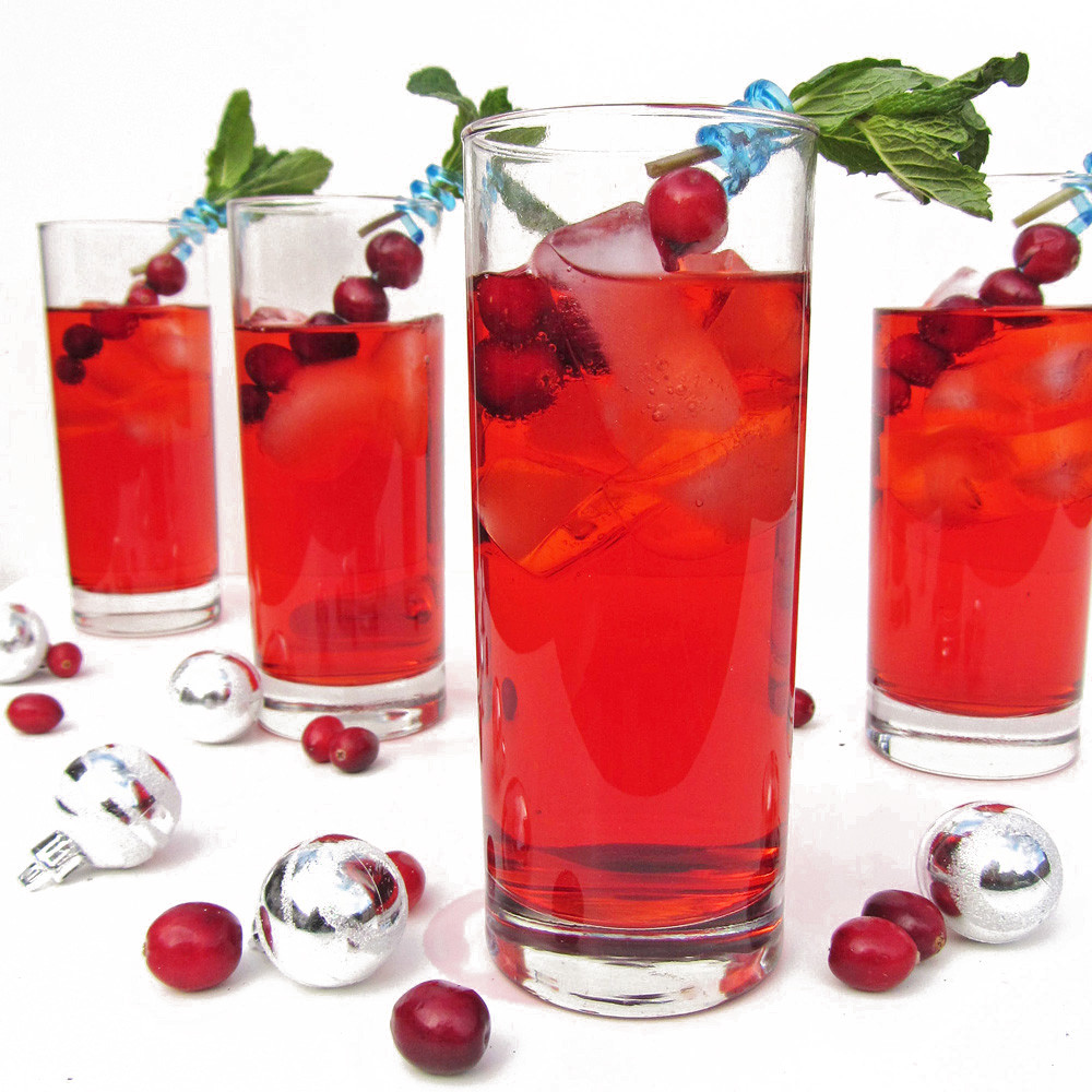 Christmas Gin Drinks
 Cranberry Gin Fizz and Merry Christmas