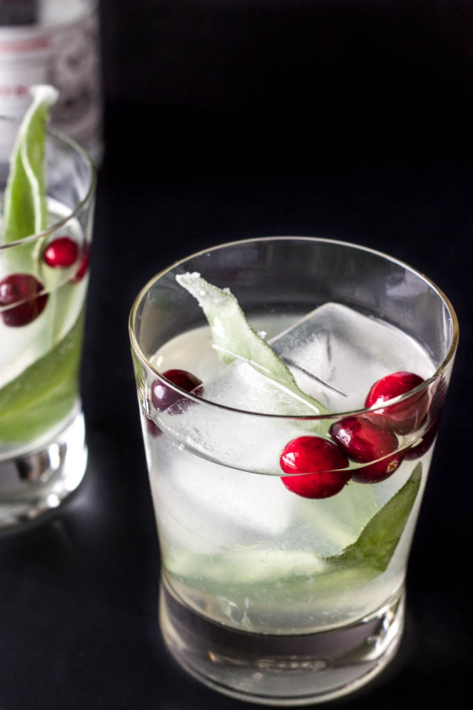 Christmas Gin Drinks
 Cranberry Sage Cocktail – Salted Plains