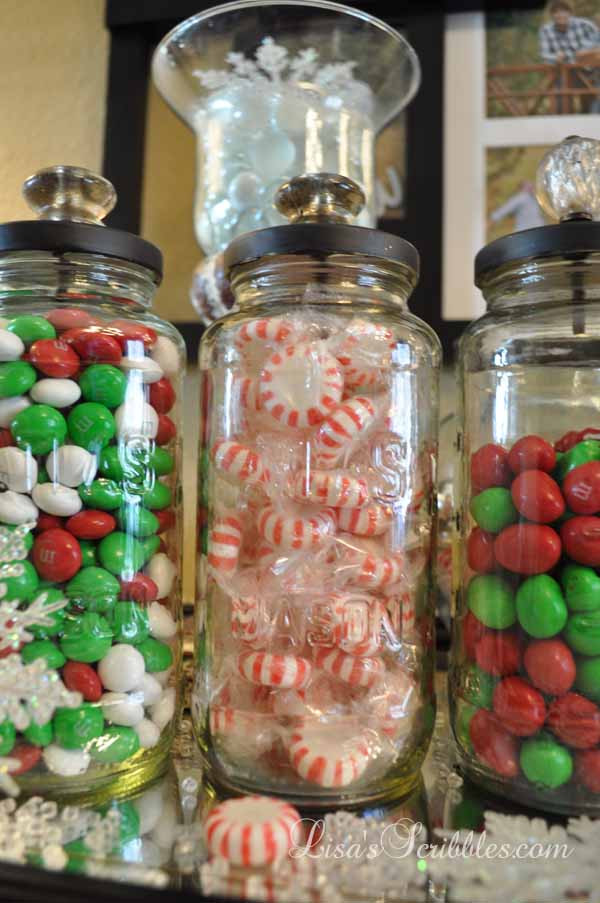 Christmas Glass Candy
 DIY Christmas Candy Jars