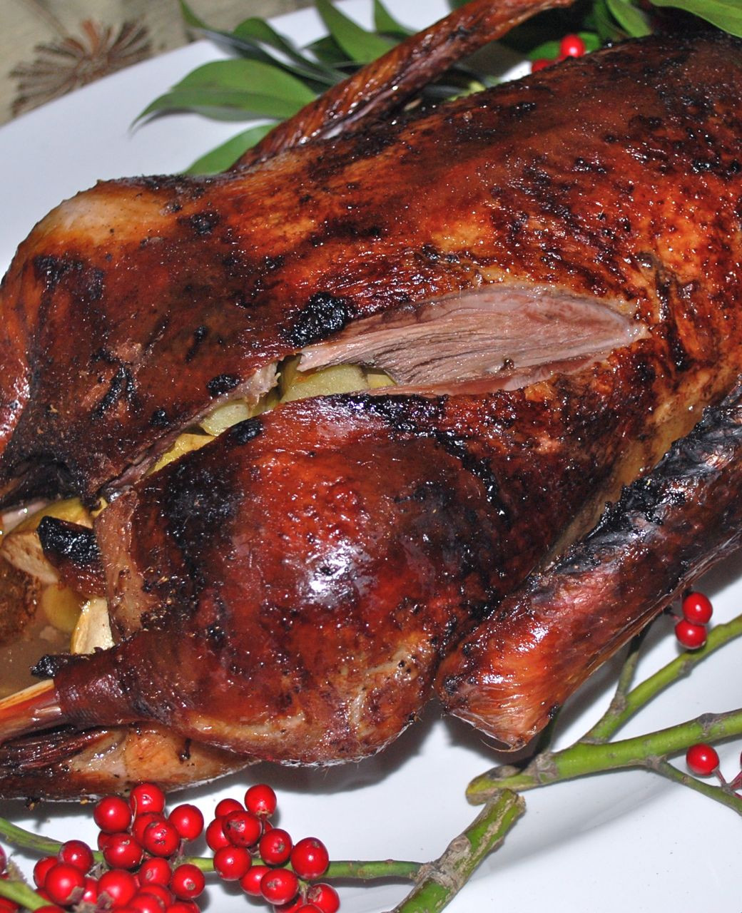 Christmas Goose Recipes
 Scrumpdillyicious Roast Goose with Madeira Sauce
