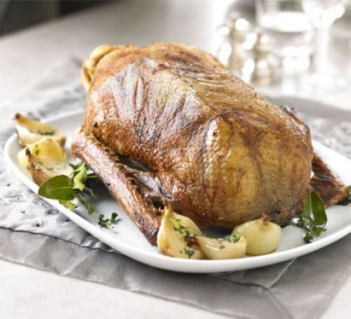 Christmas Goose Recipes
 Classic roast goose with cider gravy recipe